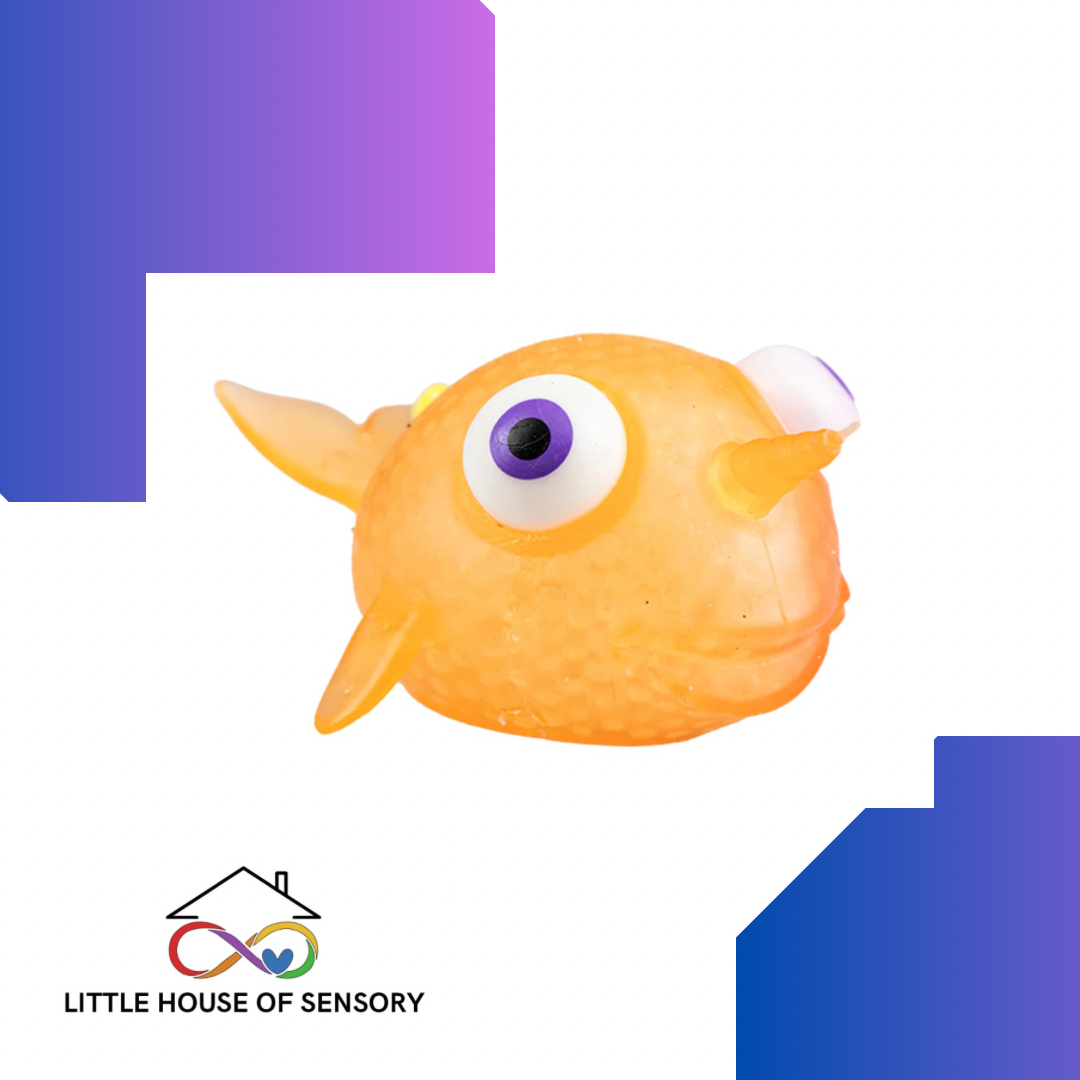 SQUISHY BIG EYED NARWHAL