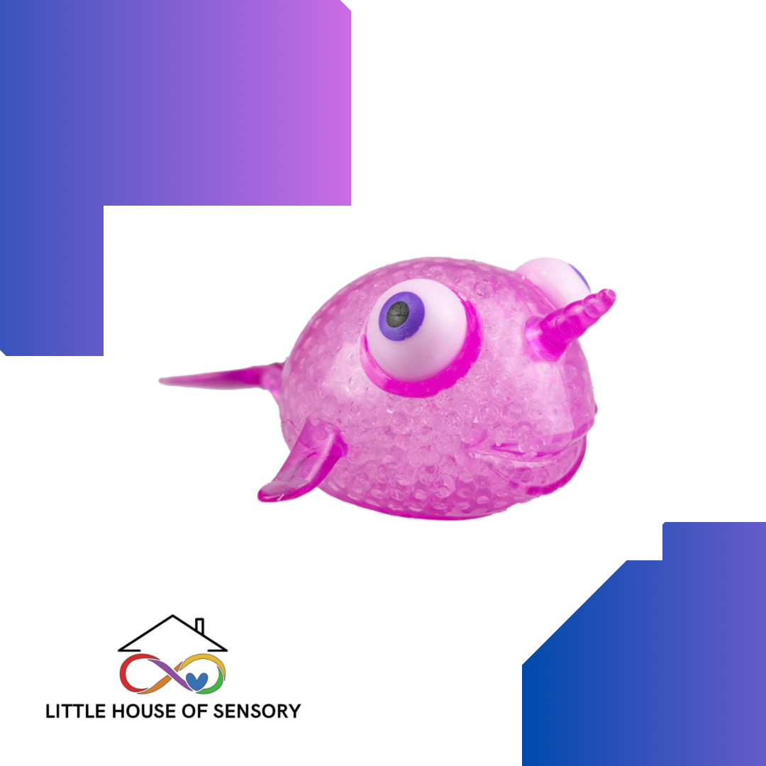 SQUISHY BIG EYED NARWHAL