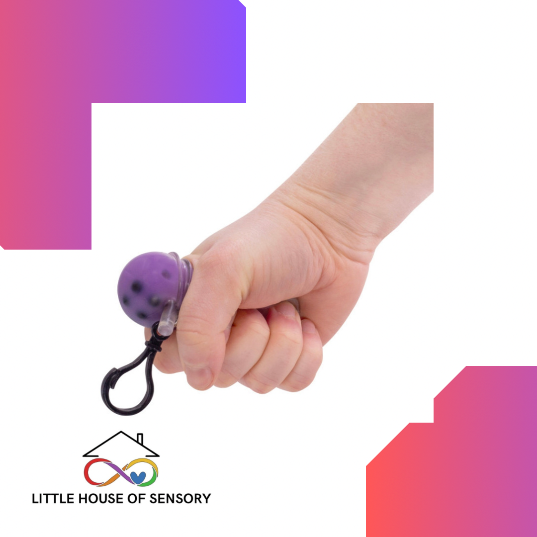 SQUISHY BUBBLE TEA KEYCHAIN