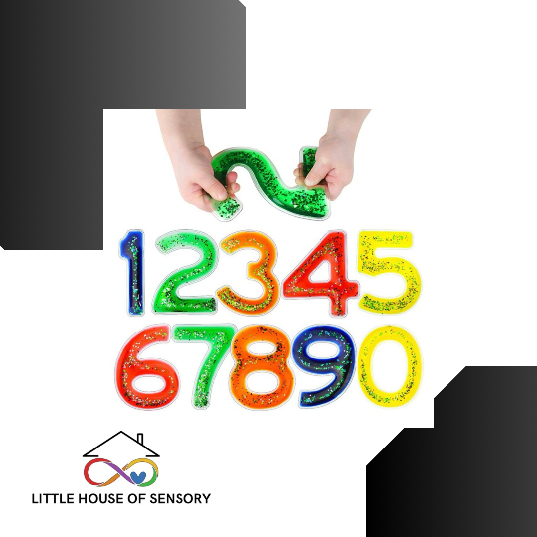 GEL SQUIDGY SPARKLE NUMBERS (0-9)