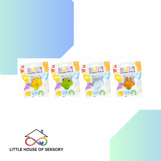 SQUISHY ANIMAL STICKY PALS