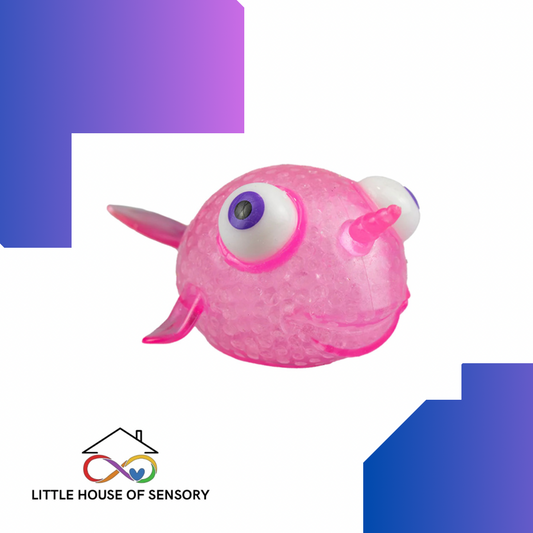 SQUISHY BIG EYED NARWHAL