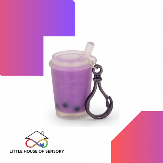 SQUISHY BUBBLE TEA KEYCHAIN